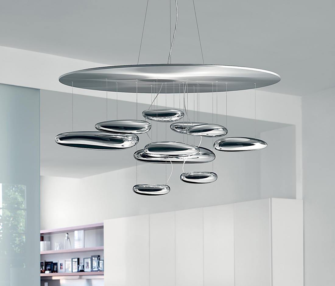 Lustra Chandelier Aluminum Sculptural-Neutral Decor