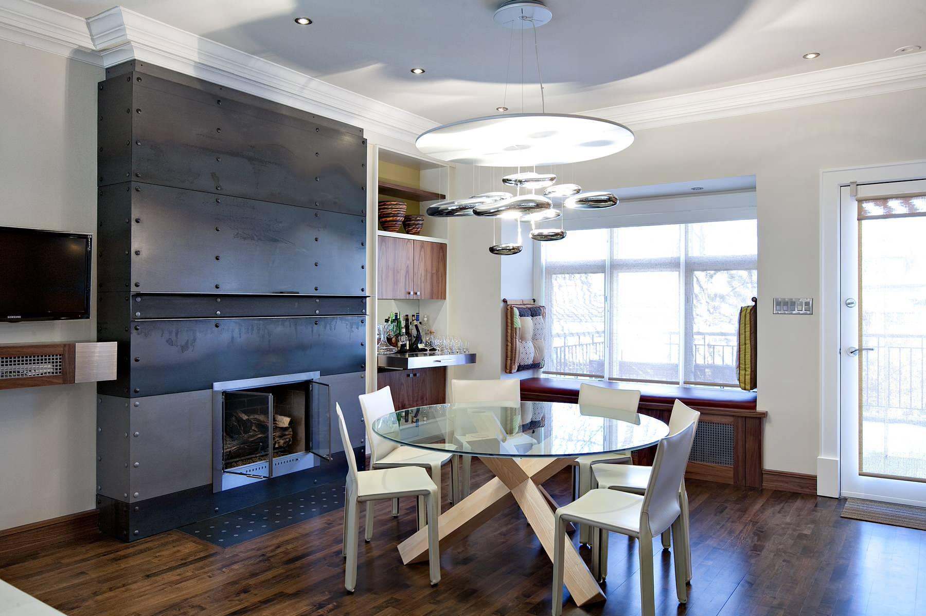 Lustra Chandelier Aluminum Sculptural-Neutral Decor