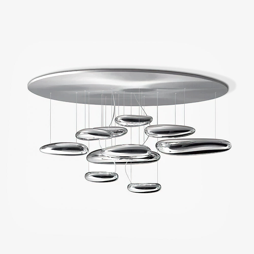 Lustra Ceiling Lamp Aluminum Pebble-Neutral Decor