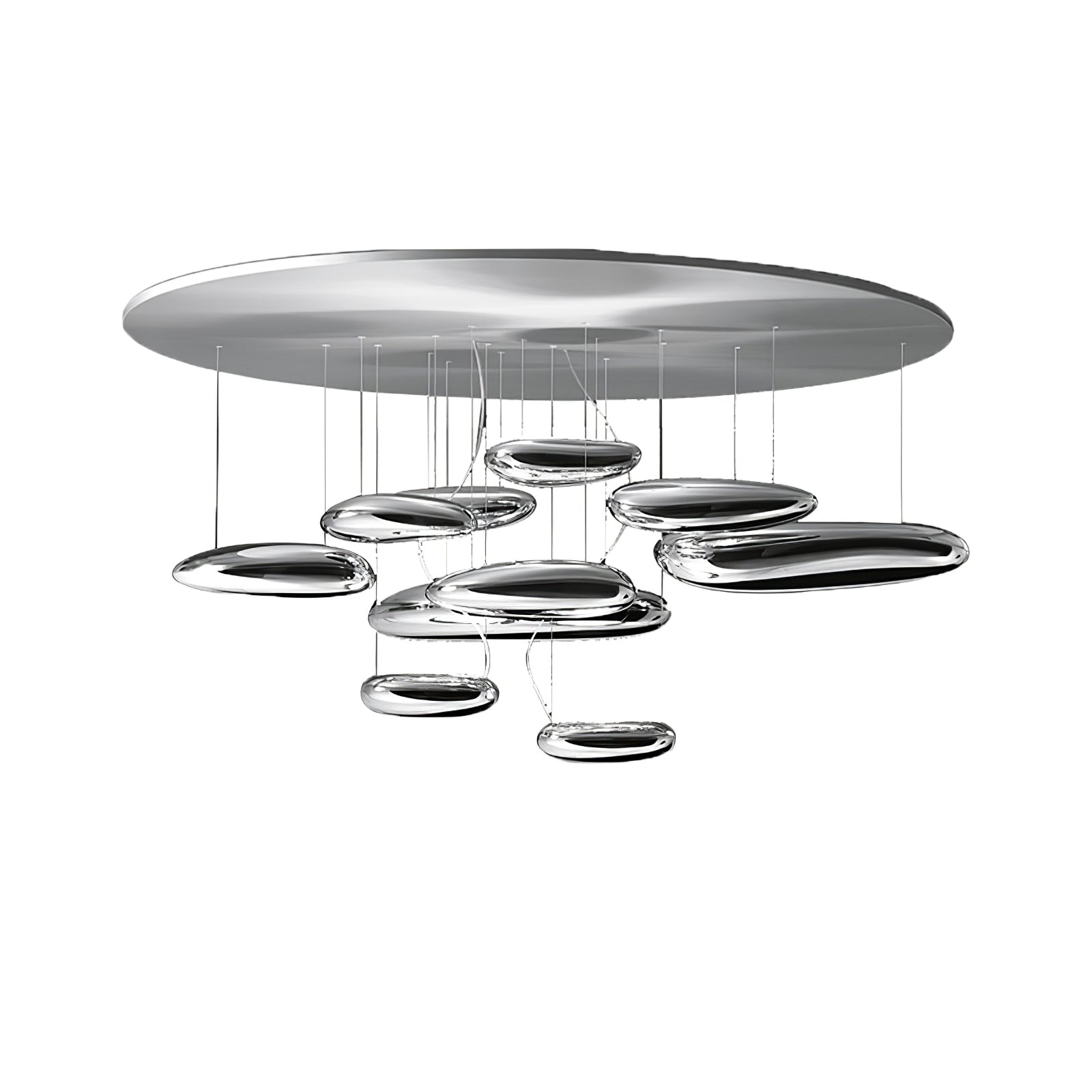 Lustra Ceiling Lamp Aluminum Pebble-Neutral Decor