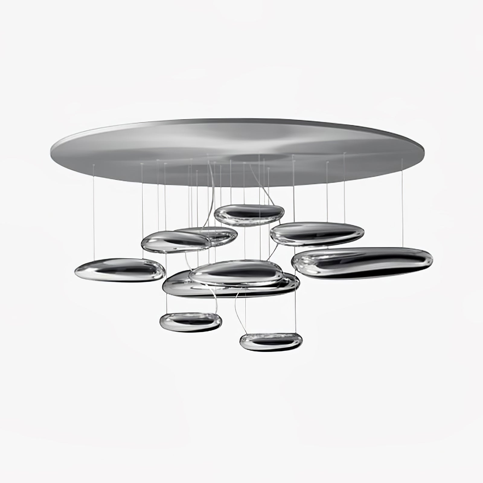 Lustra Ceiling Lamp Aluminum Pebble-Neutral Decor