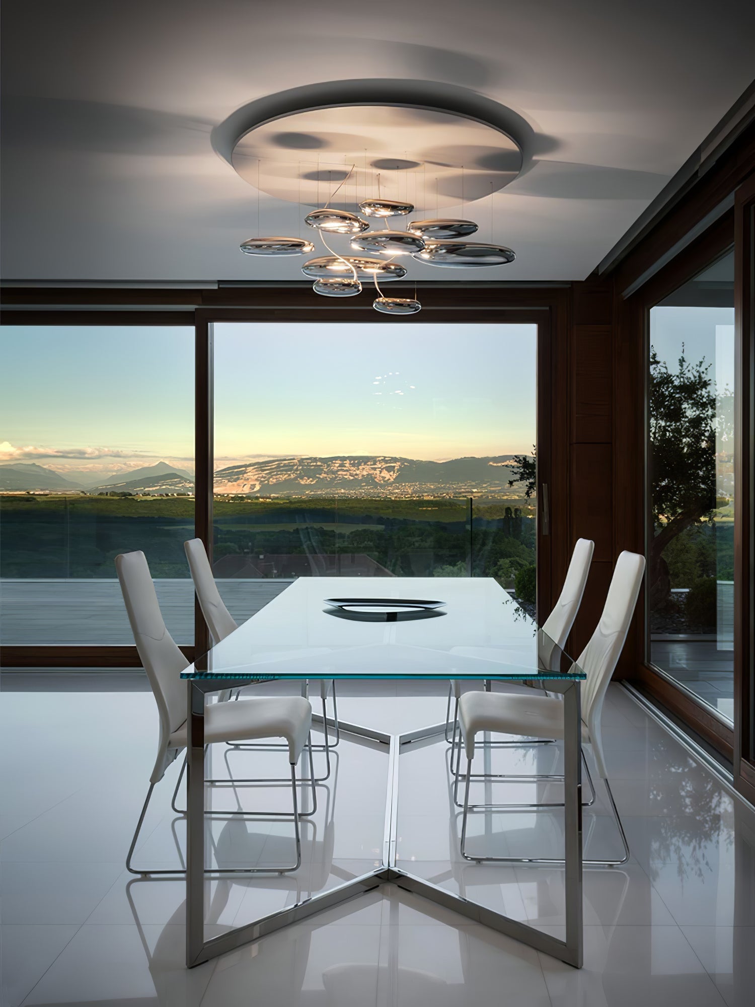 Lustra Ceiling Lamp Aluminum Pebble-Neutral Decor