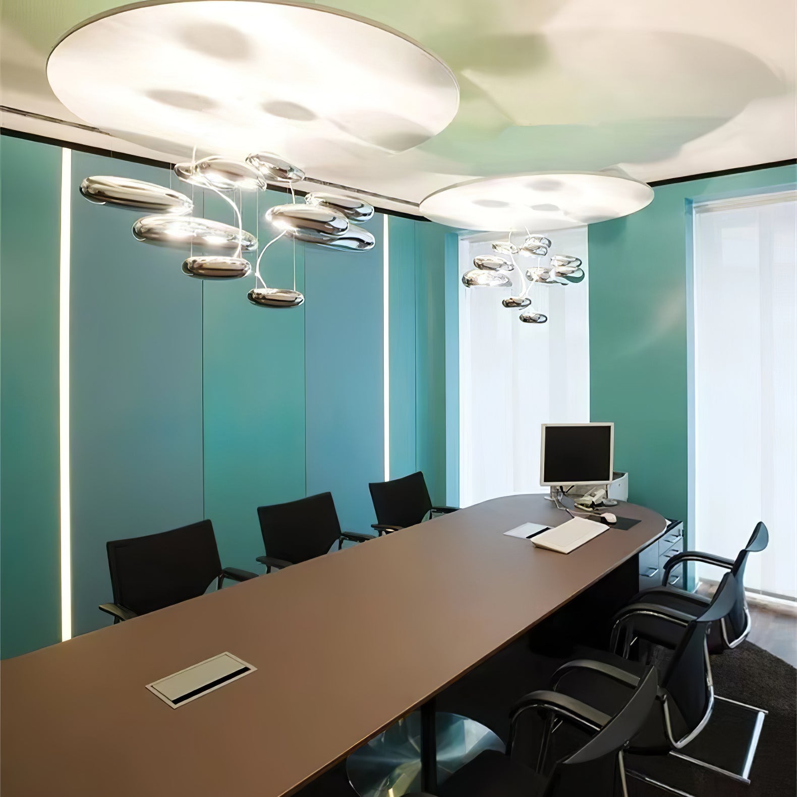 Lustra Ceiling Lamp Aluminum Pebble-Neutral Decor