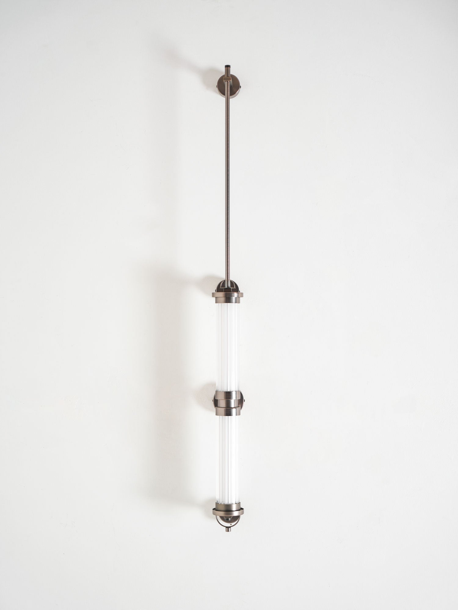 Noviq Premium Nordic Art Vertical Glass Sconce Wall Lamp-Neutral Decor