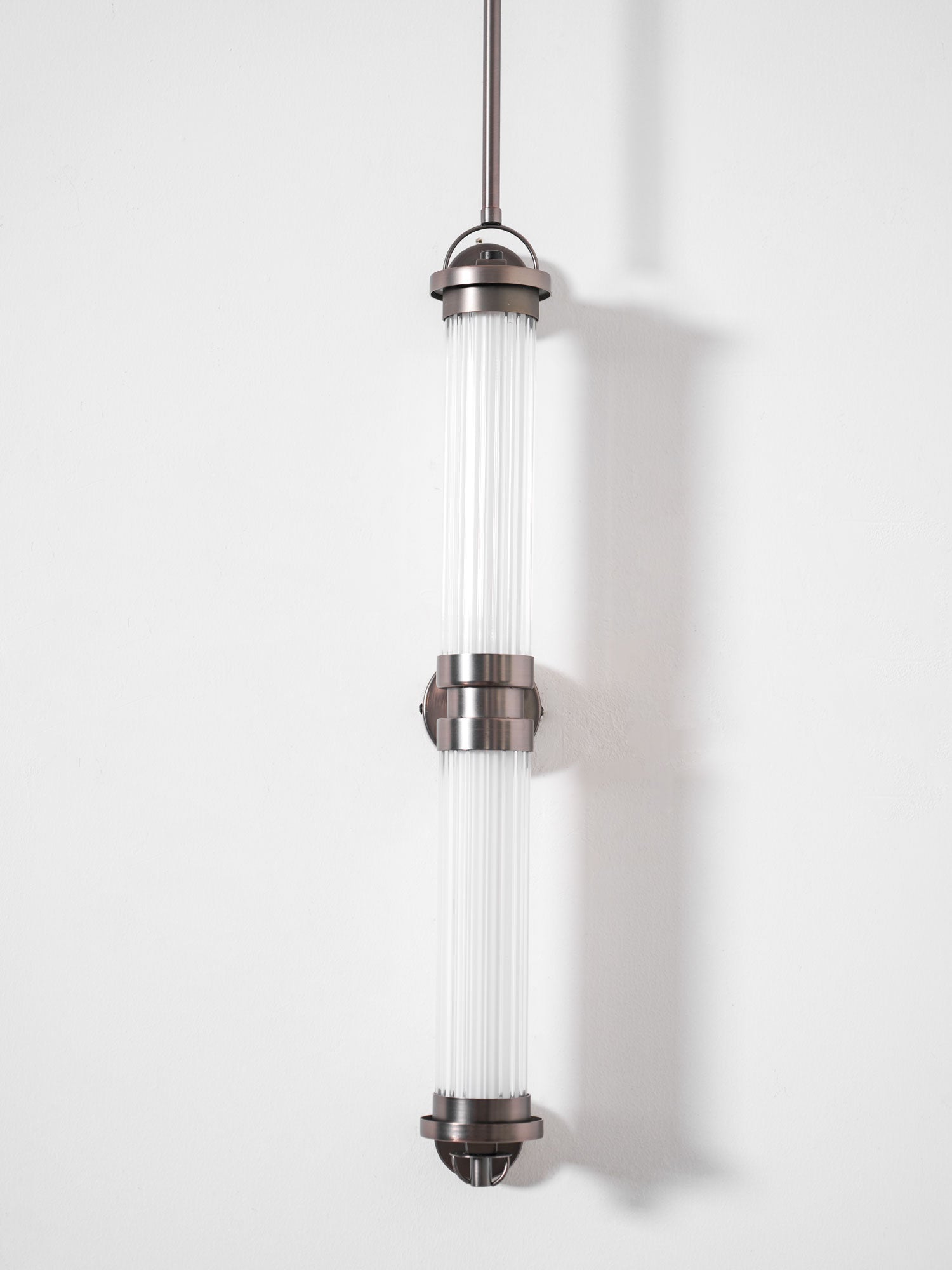 Noviq Premium Nordic Art Vertical Glass Sconce Wall Lamp-Neutral Decor