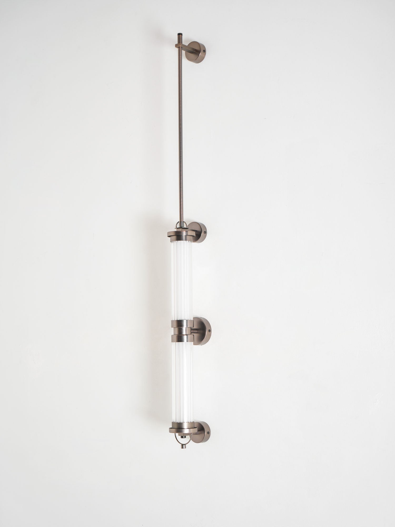 Noviq Premium Nordic Art Vertical Glass Sconce Wall Lamp-Neutral Decor