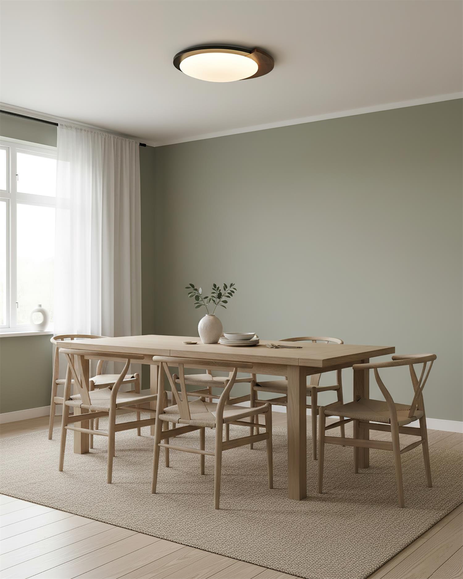 Corvian Flush Mount Ceiling Light