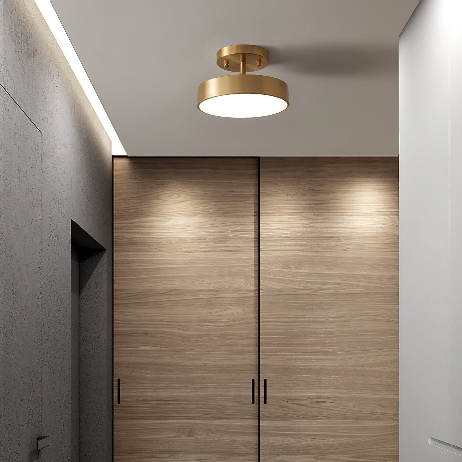 Meridian Rotatable LED Ceiling Light-Neutral Decor