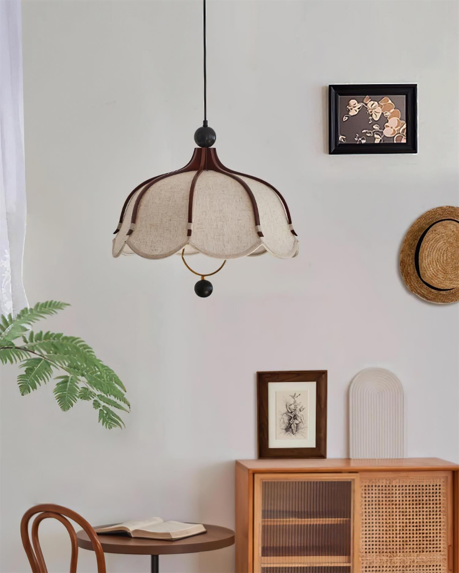Feyno Vintage Fabric Pendant Light