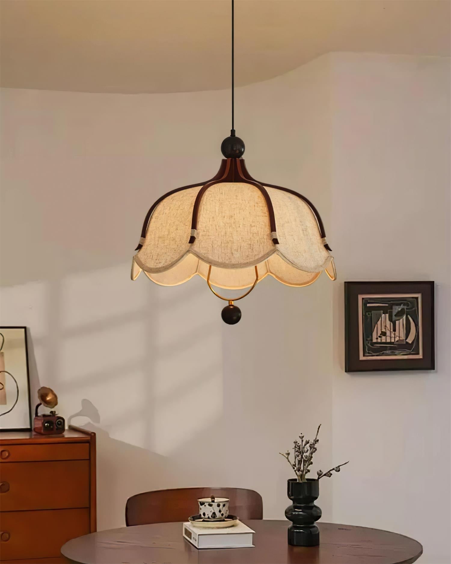 Feyno Vintage Fabric Pendant Light
