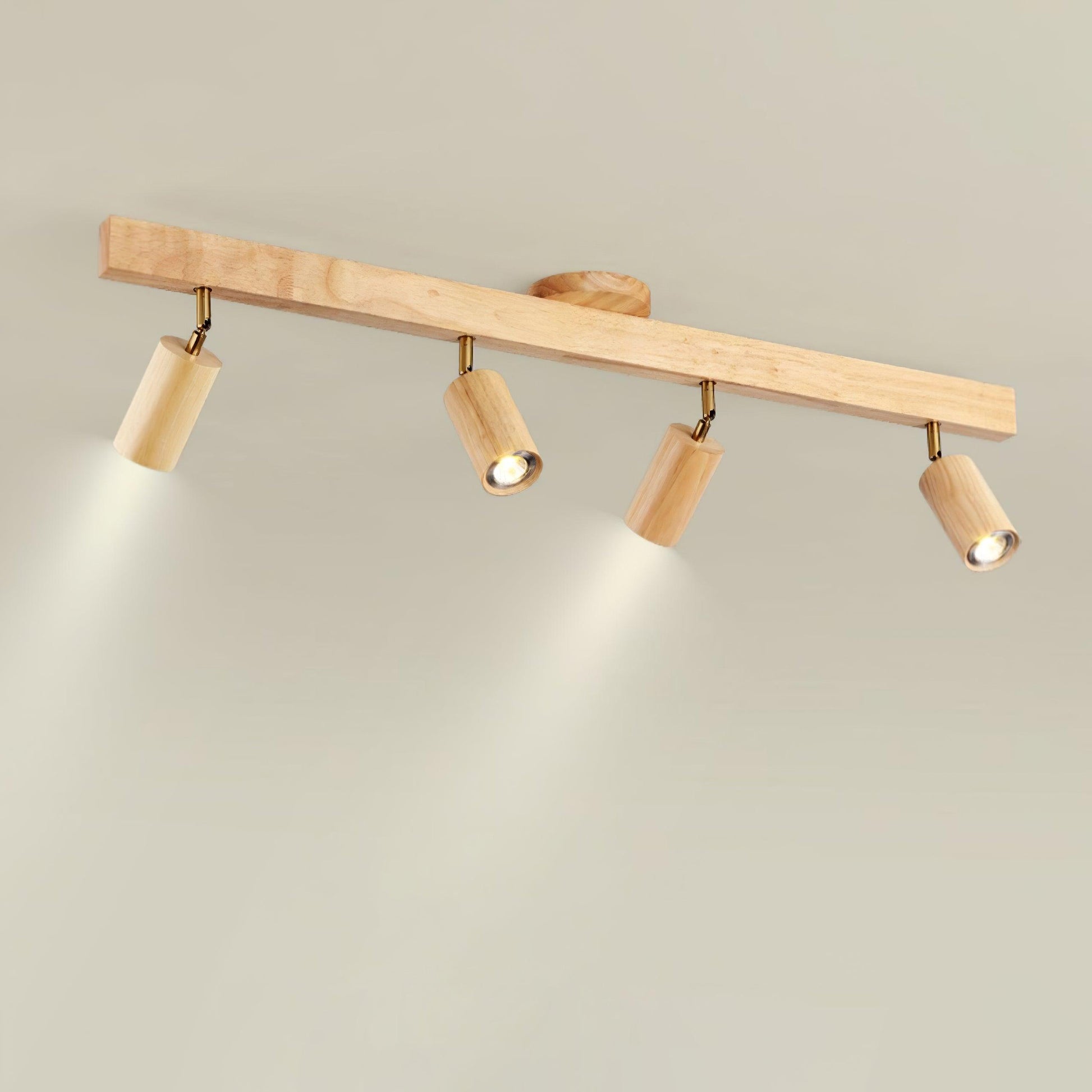 Veril Track Lighting Spotlight Wood - Neutralighting
