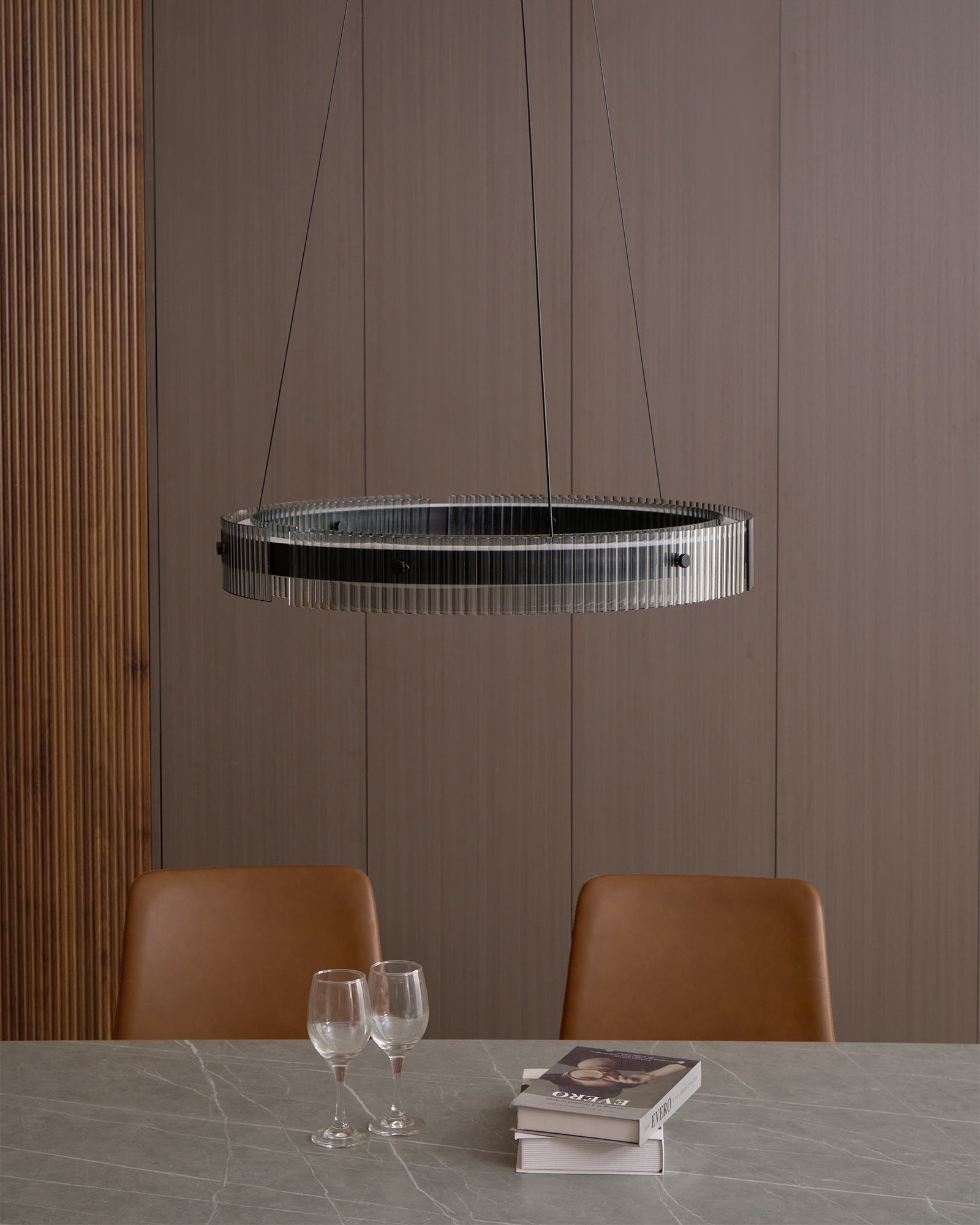 Emberis Chandelier Ring Minimalist LED-Neutral Decor