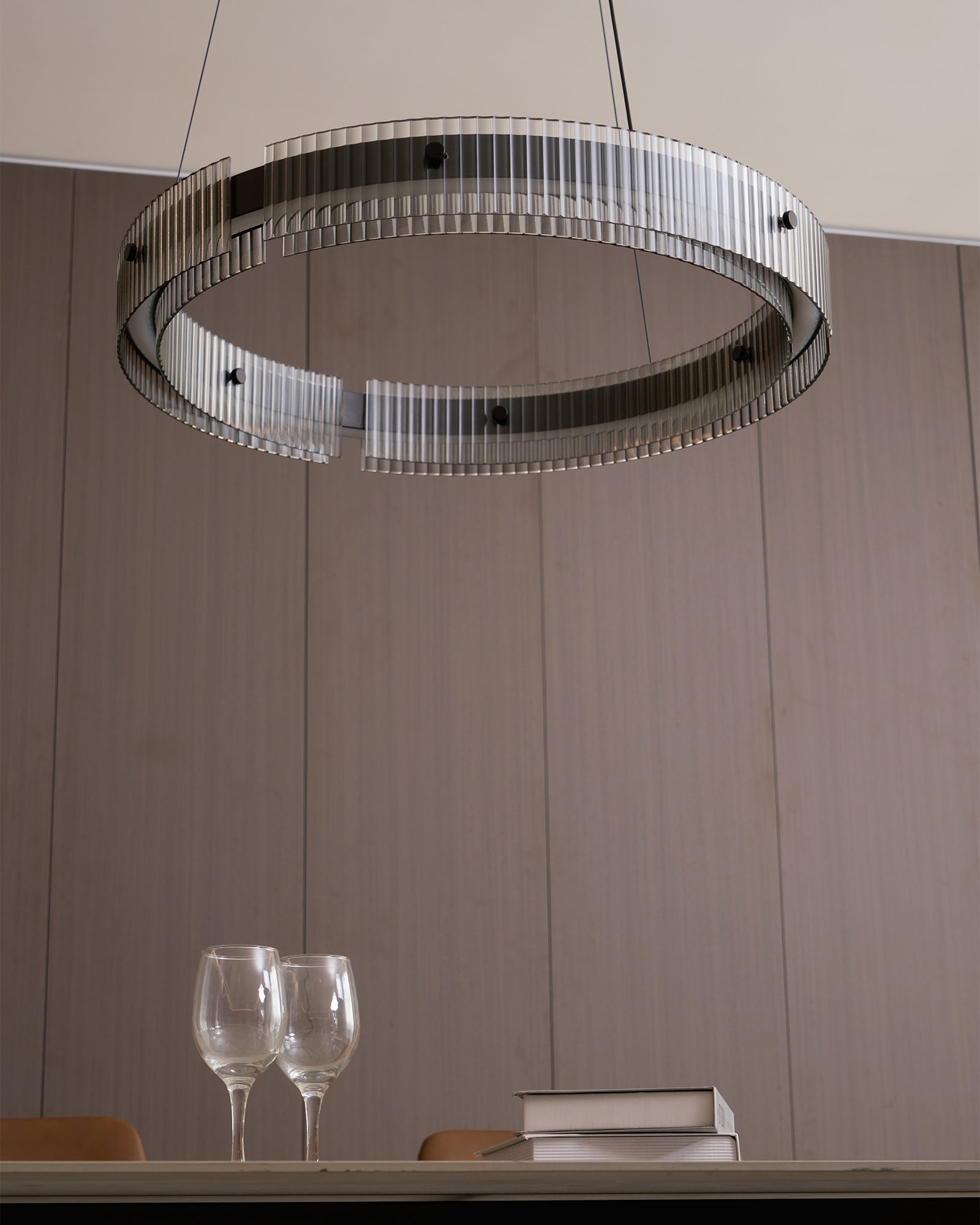 Emberis Chandelier Ring Minimalist LED-Neutral Decor