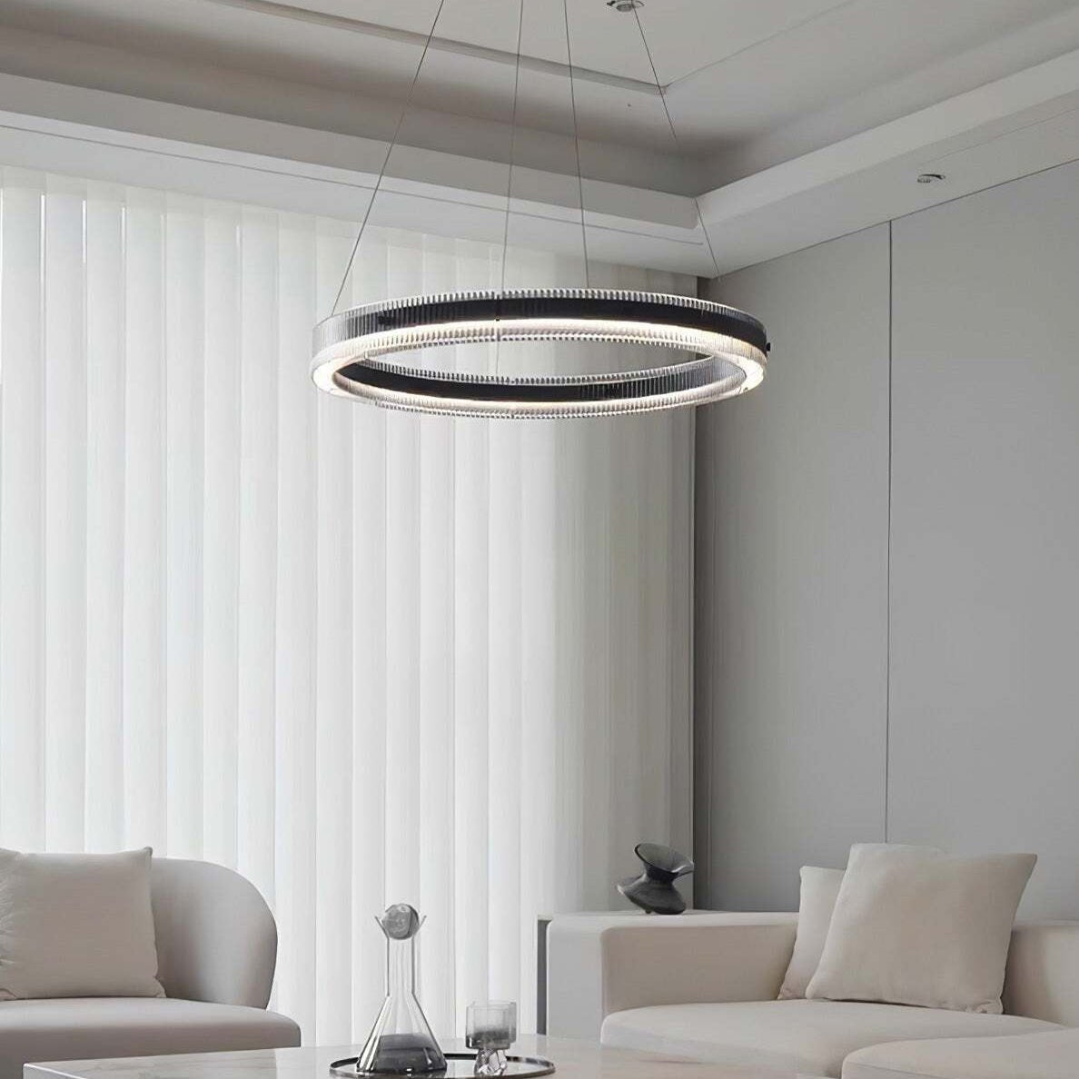 Emberis Chandelier Ring Minimalist LED-Neutral Decor