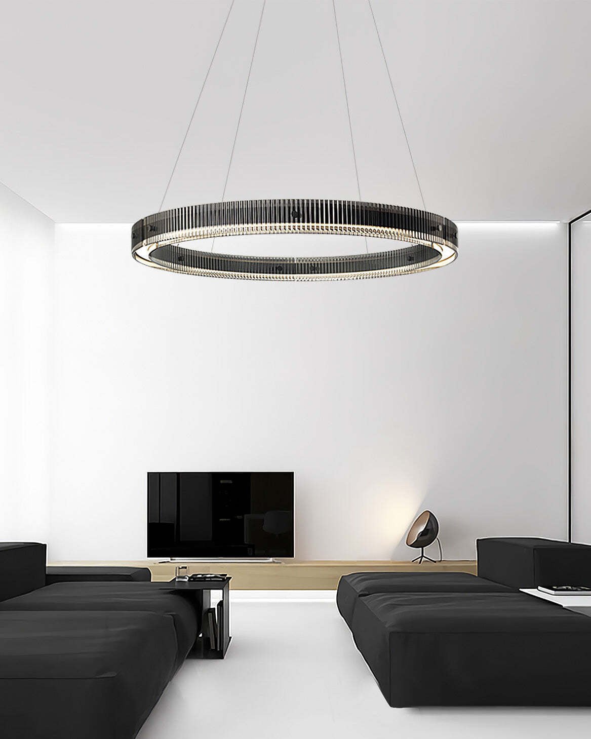 Emberis Chandelier Ring Minimalist LED-Neutral Decor