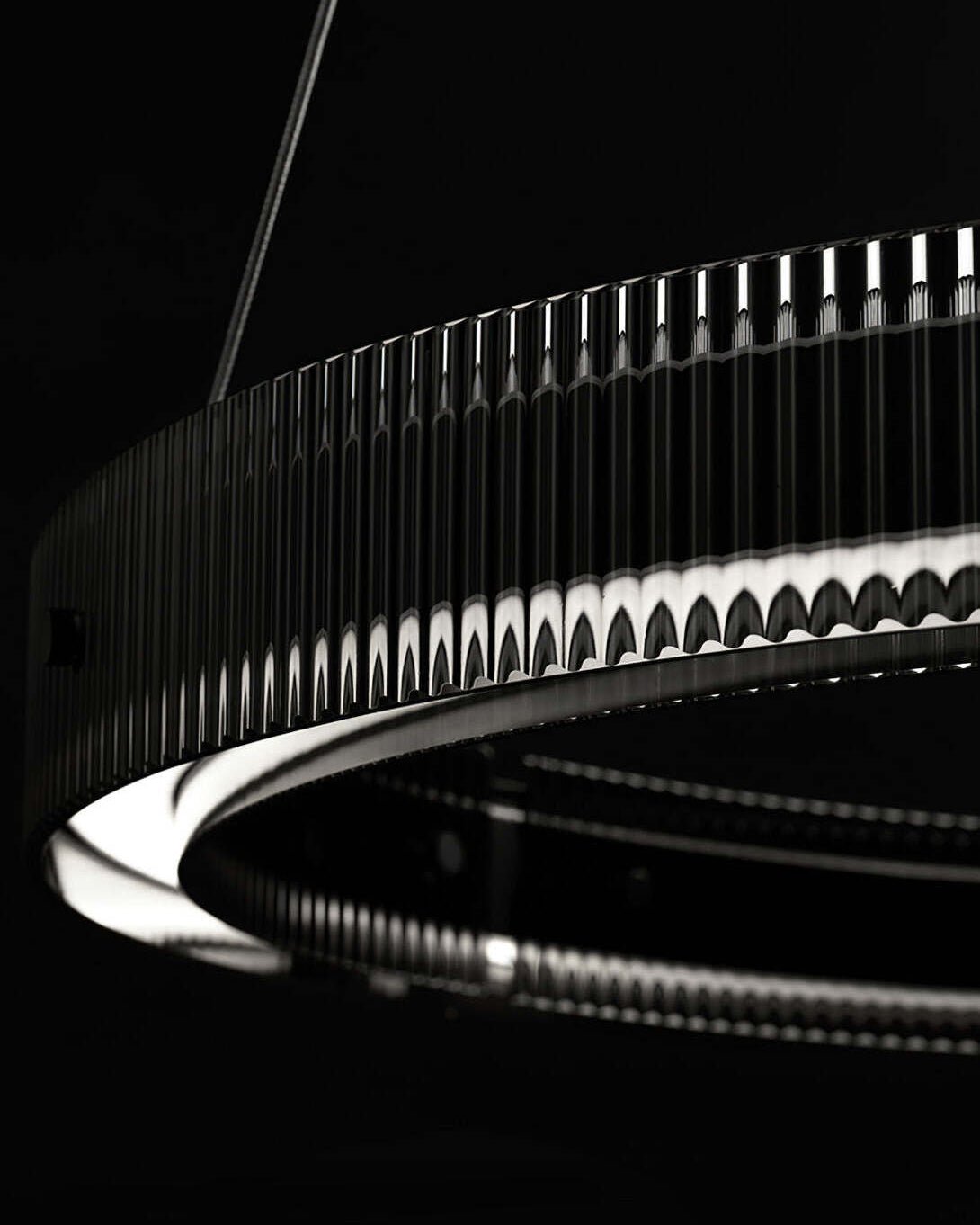 Emberis Chandelier Ring Minimalist LED-Neutral Decor