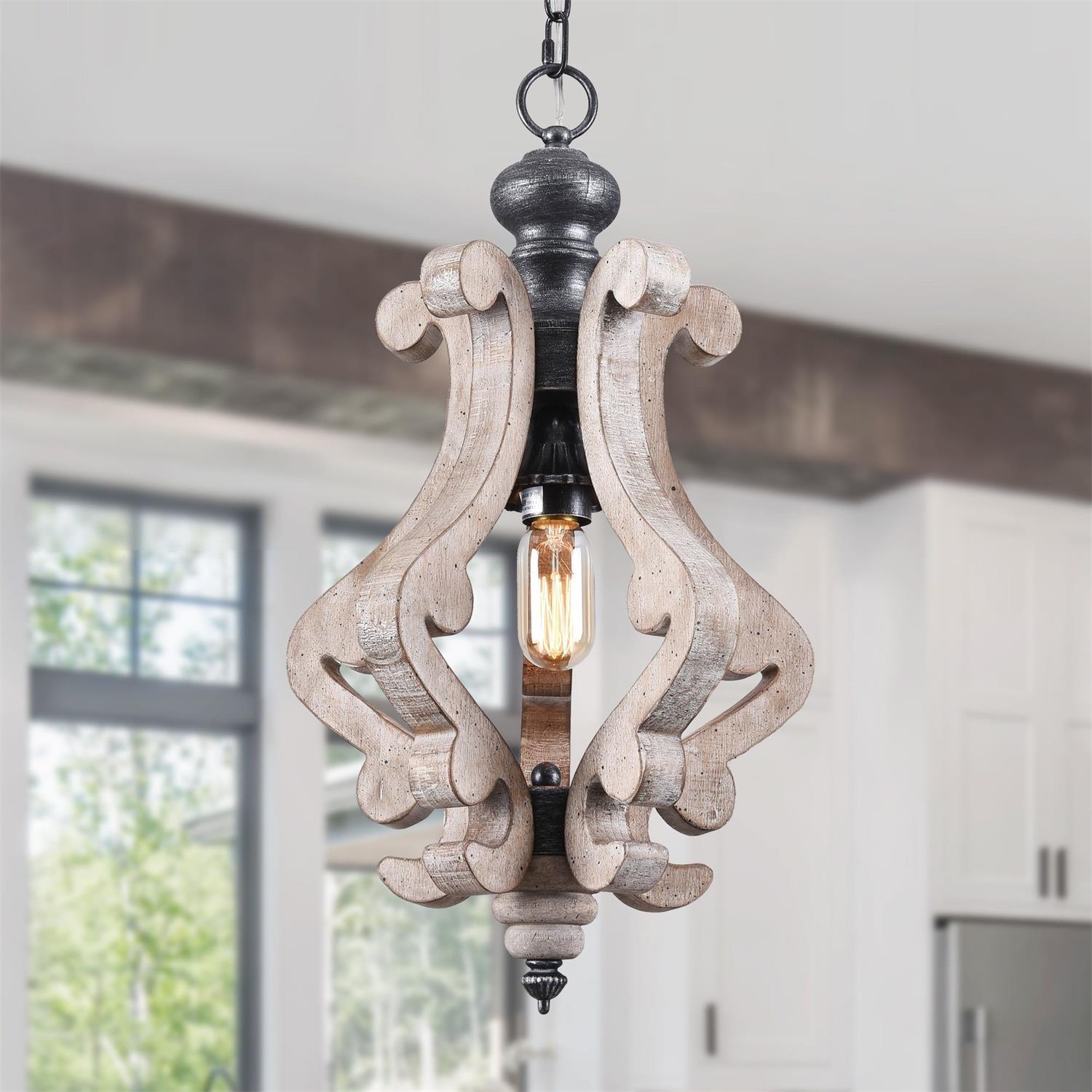 Omar Vintage Pendant Light-Neutral Decor