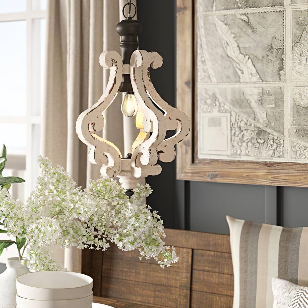 Omar Vintage Pendant Light-Neutral Decor