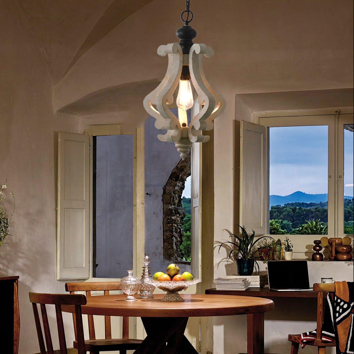 Omar Vintage Pendant Light-Neutral Decor