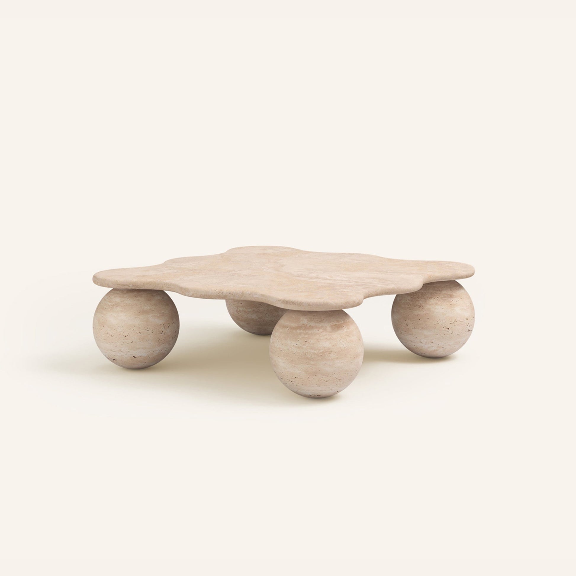 Mesa Pebble Coffee Table-Neutral Decor