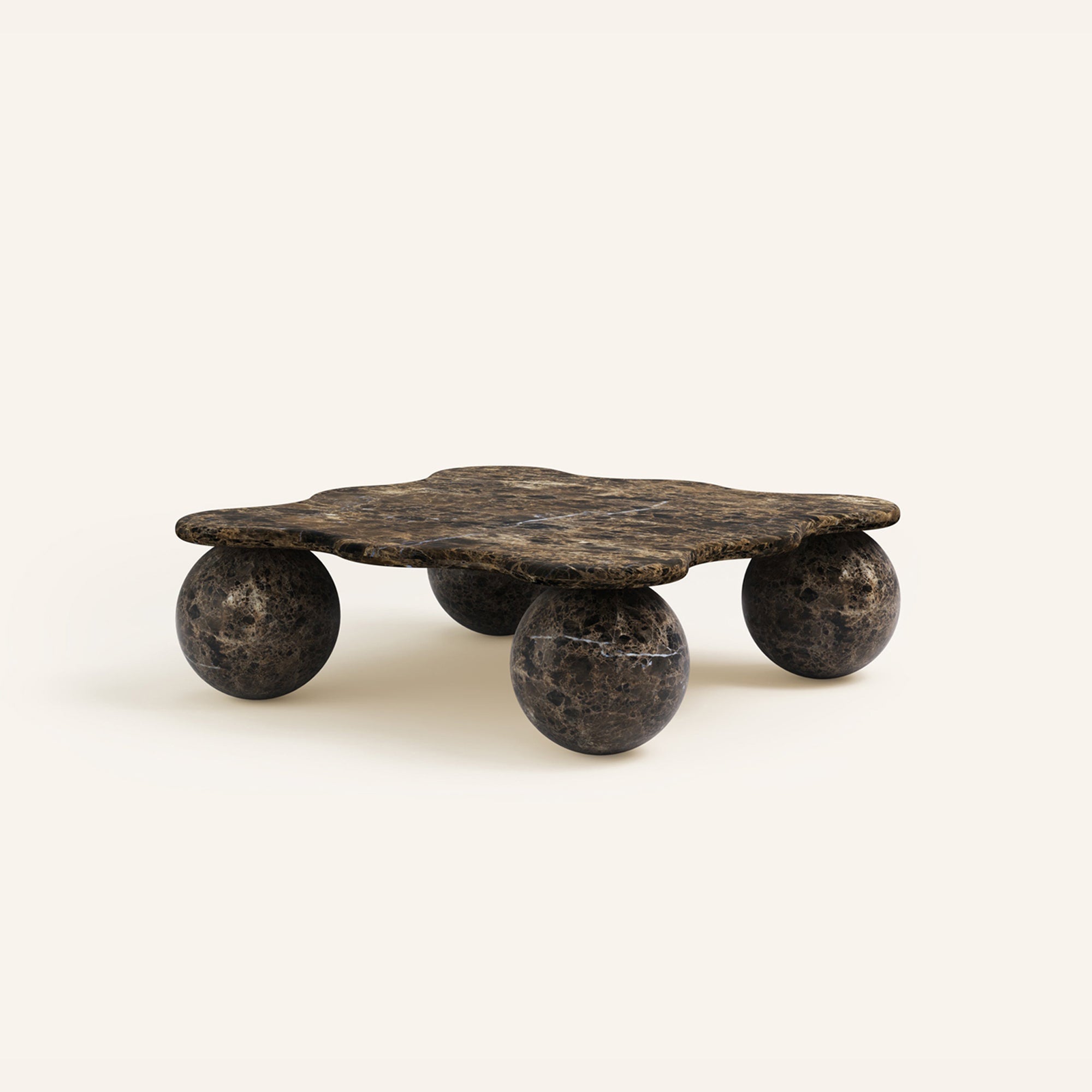 Mesa Pebble Coffee Table-Neutral Decor