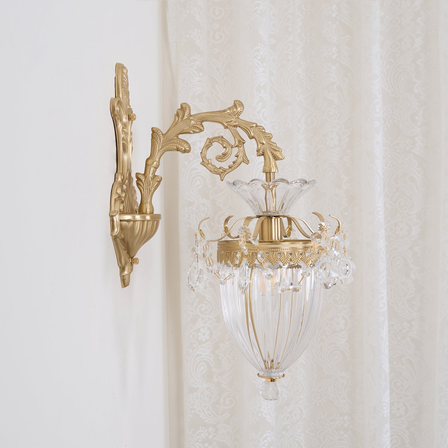 Vireon Wall Lamp Gold Double Sconce Modern-Neutral Decor