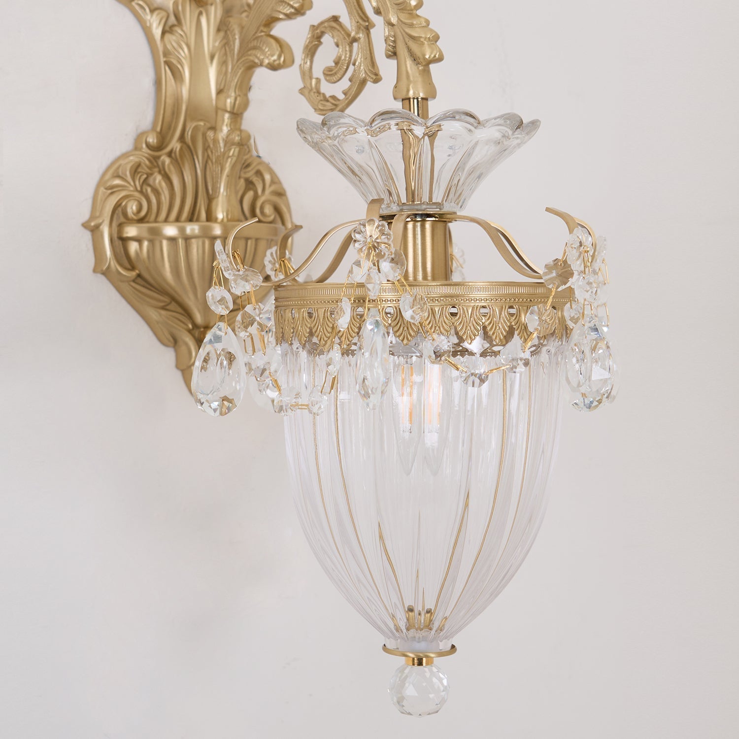 Vireon Wall Lamp Gold Double Sconce Modern-Neutral Decor