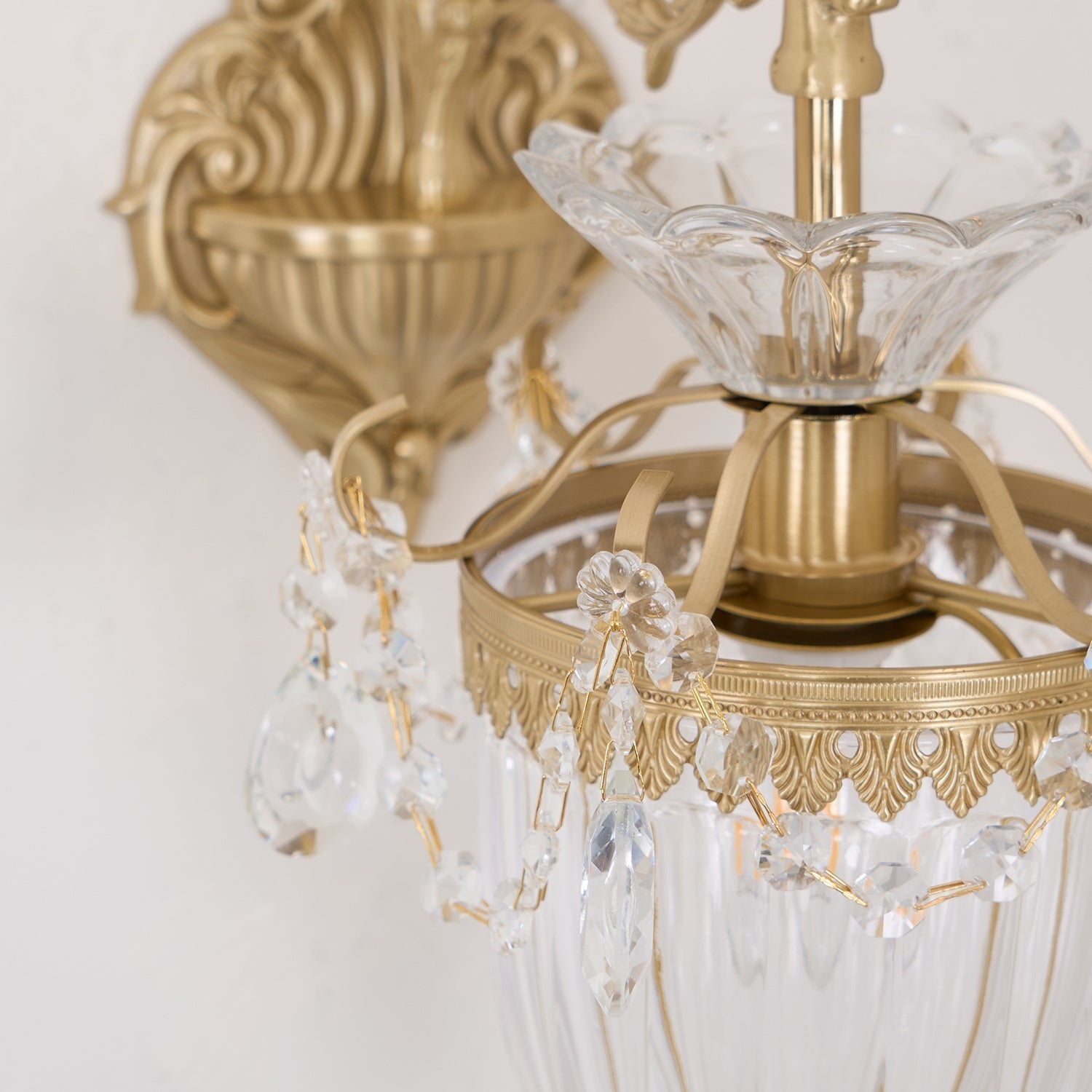 Vireon Wall Lamp Gold Double Sconce Modern-Neutral Decor