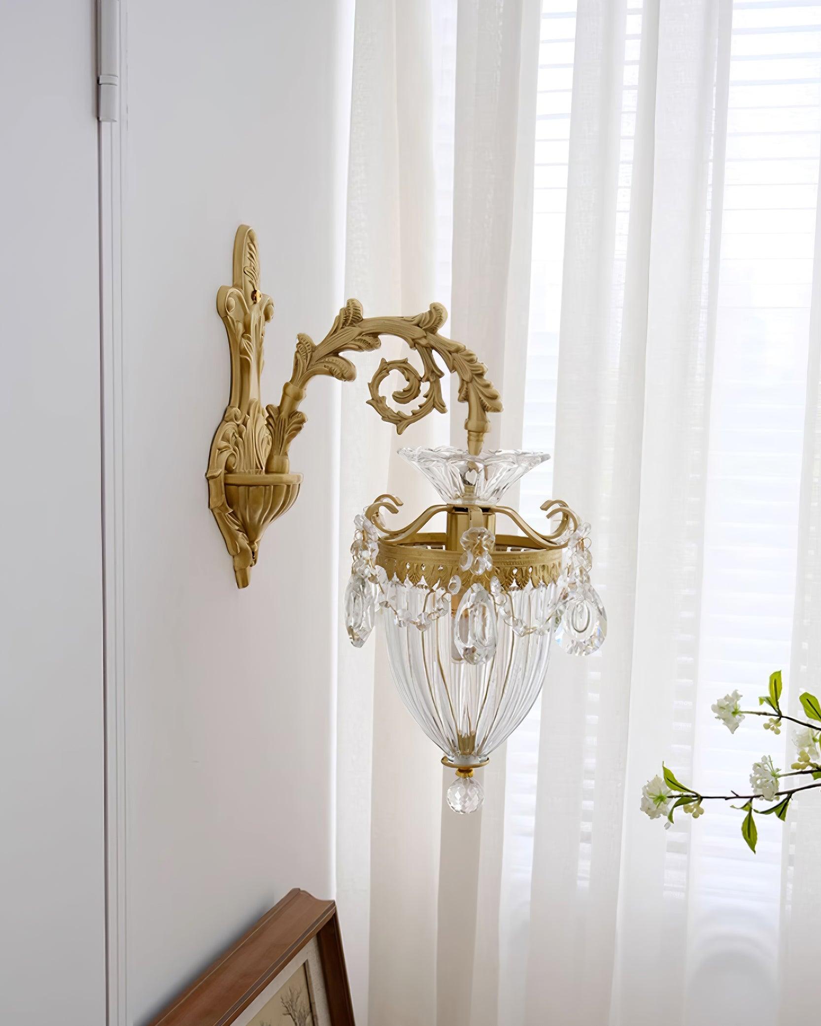 Elosia Gold Double Wall Lamp
