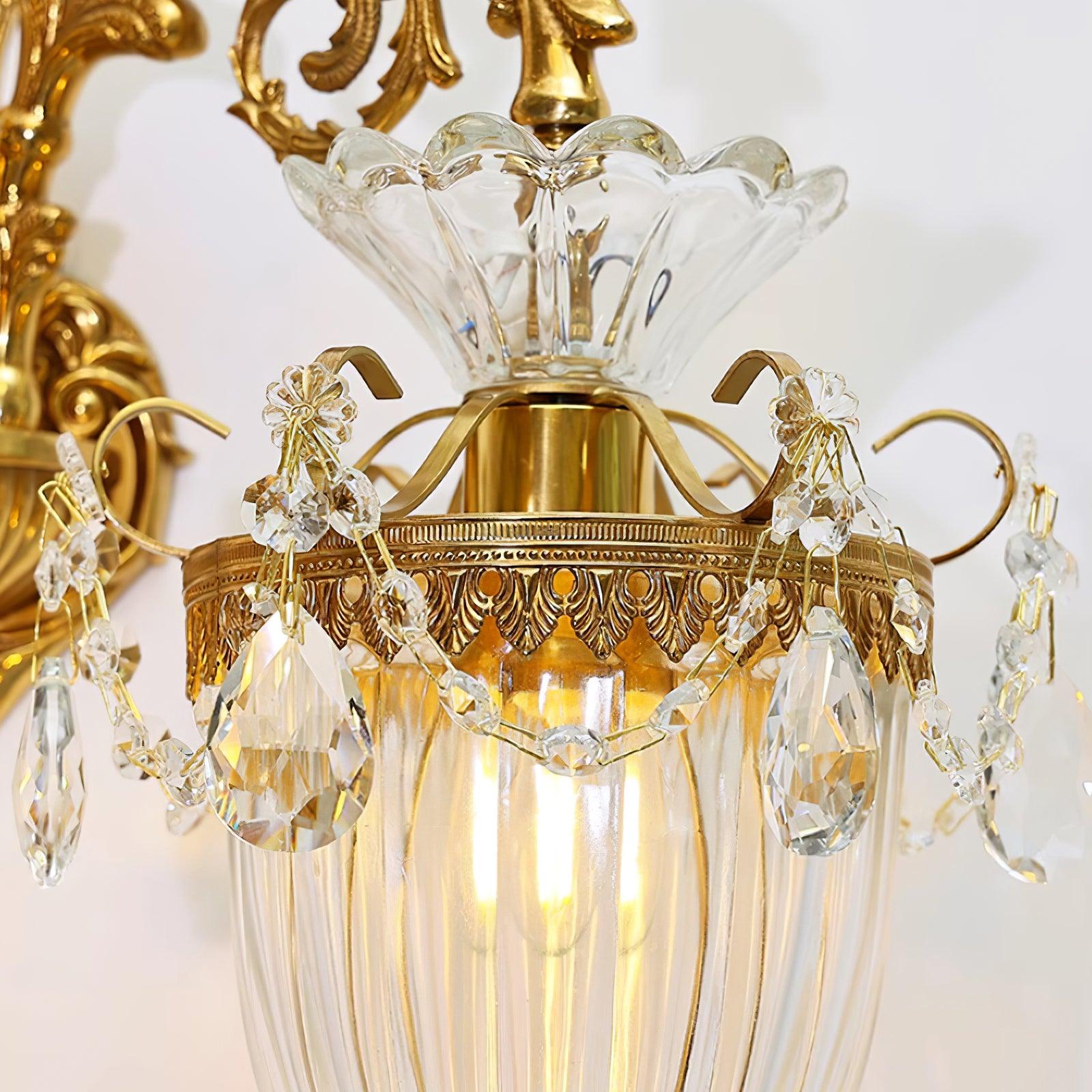 Vireon Wall Lamp Gold Double Sconce Modern-Neutral Decor