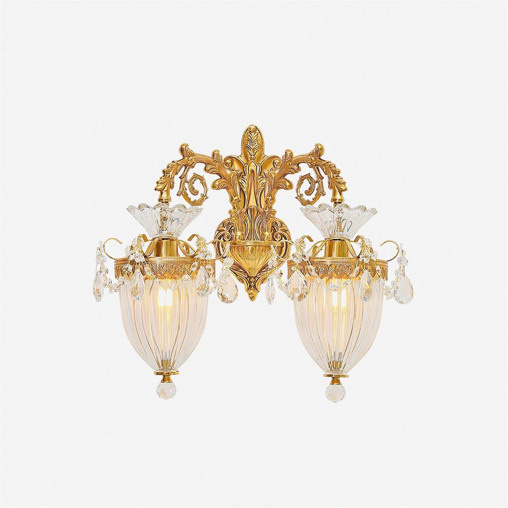 Elosia Gold Double Wall Lamp