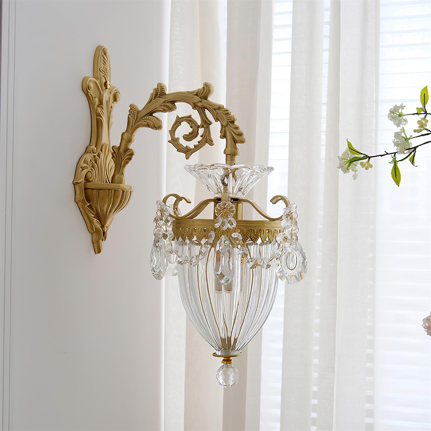 Vireon Wall Lamp Gold Double Sconce Modern-Neutral Decor