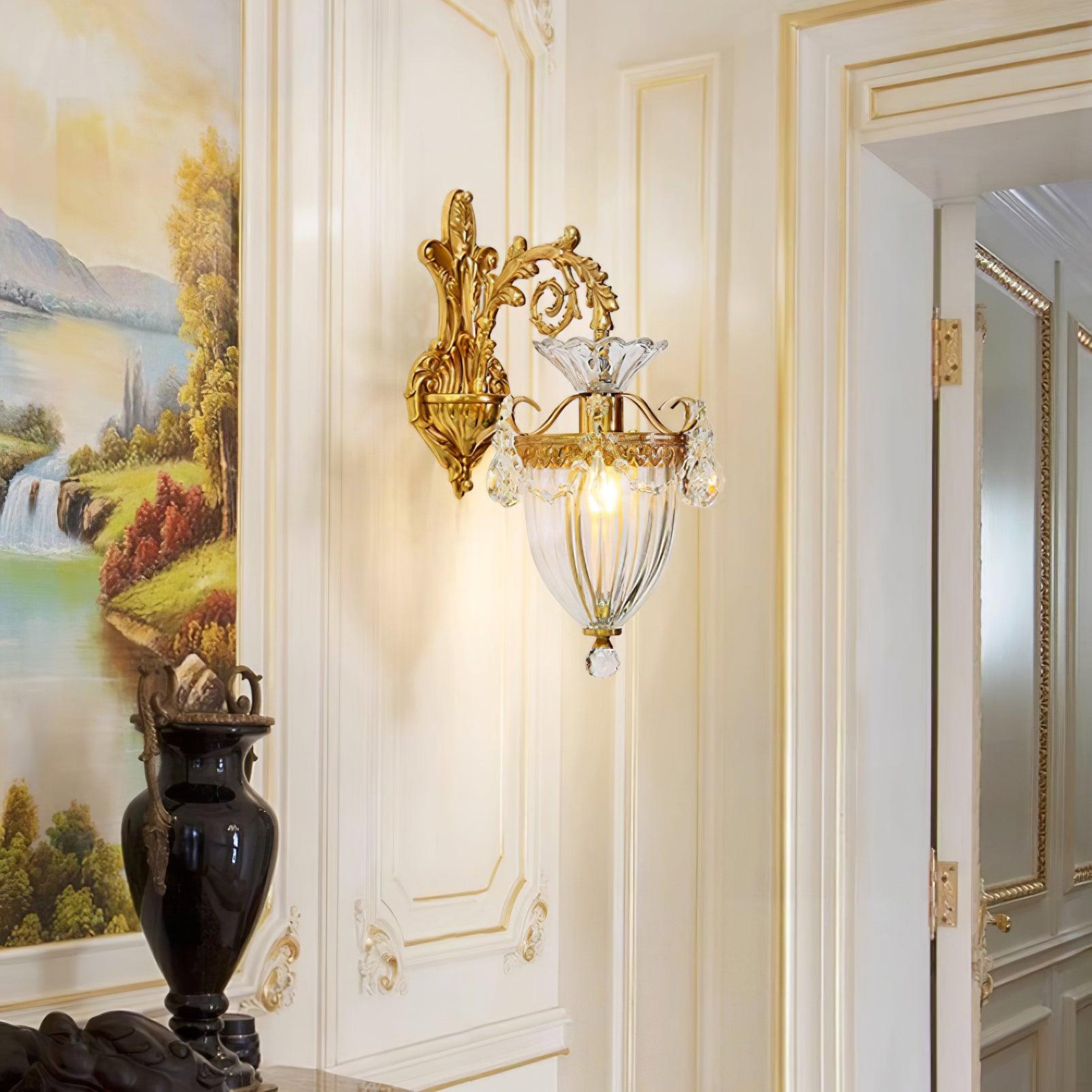 Vireon Wall Lamp Gold Double Sconce Modern-Neutral Decor