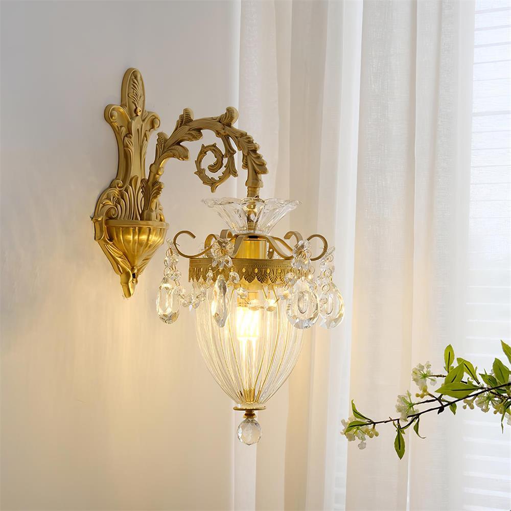Elosia Gold Double Wall Lamp