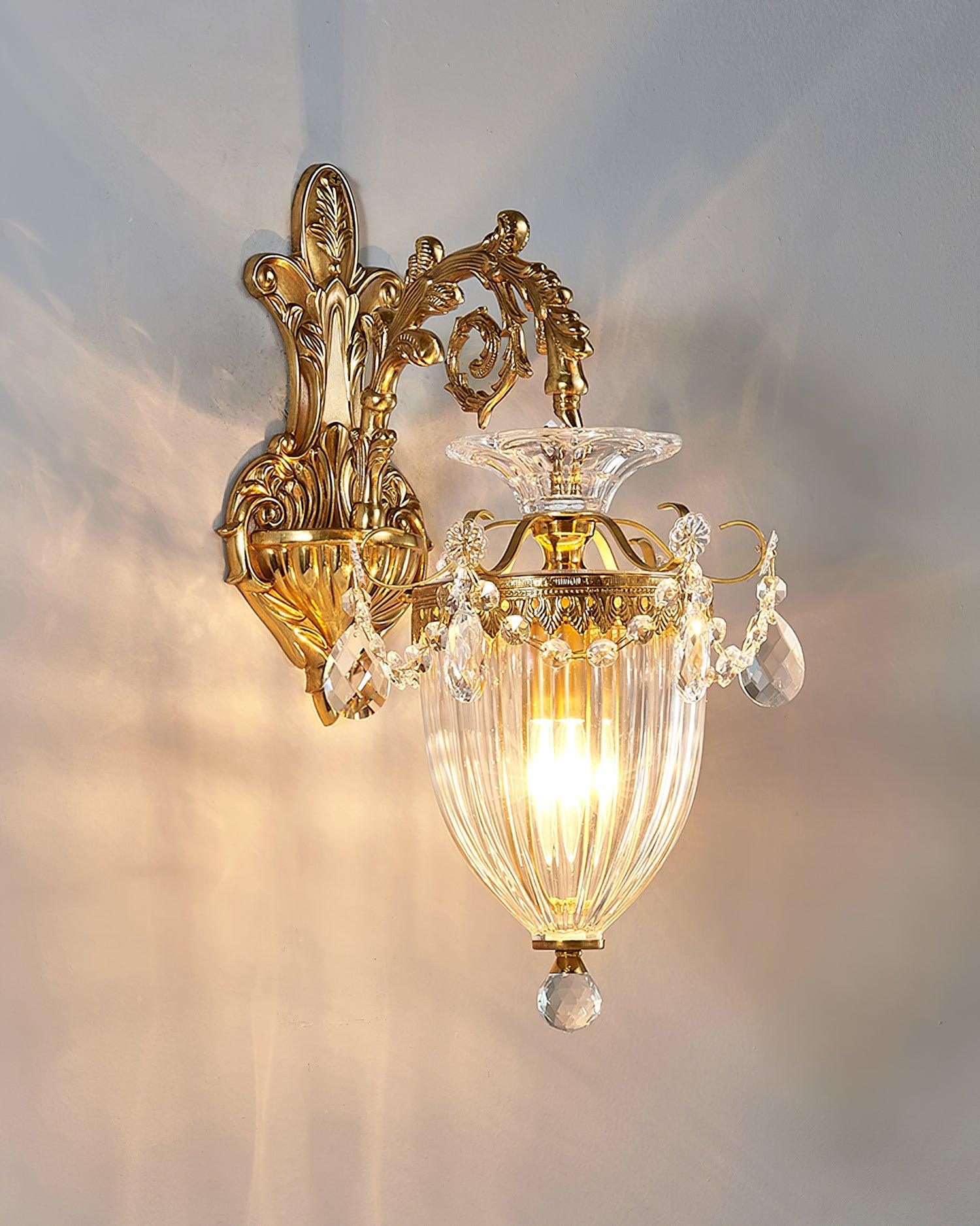 Elosia Gold Double Wall Lamp