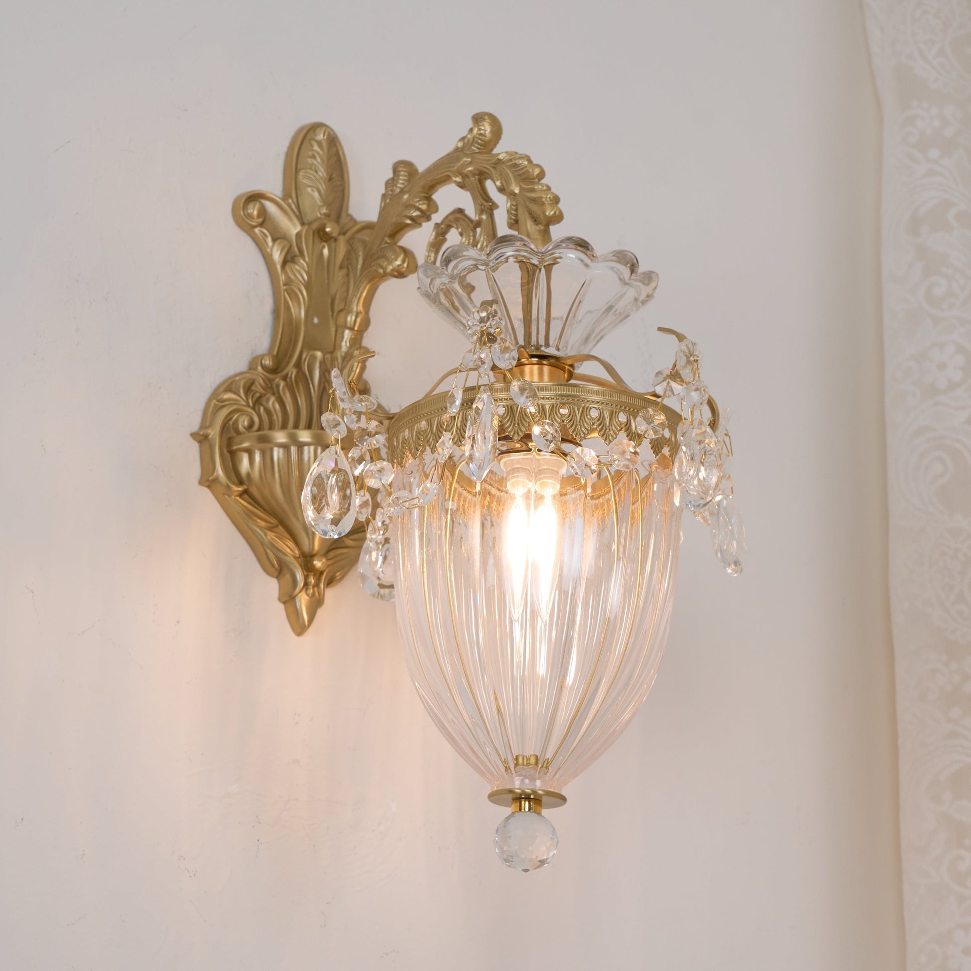 Vireon Wall Lamp Gold Double Sconce Modern-Neutral Decor