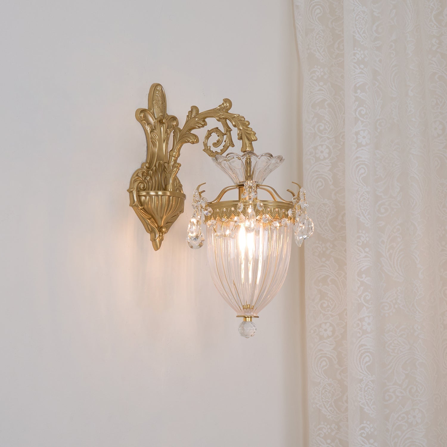 Vireon Wall Lamp Gold Double Sconce Modern-Neutral Decor