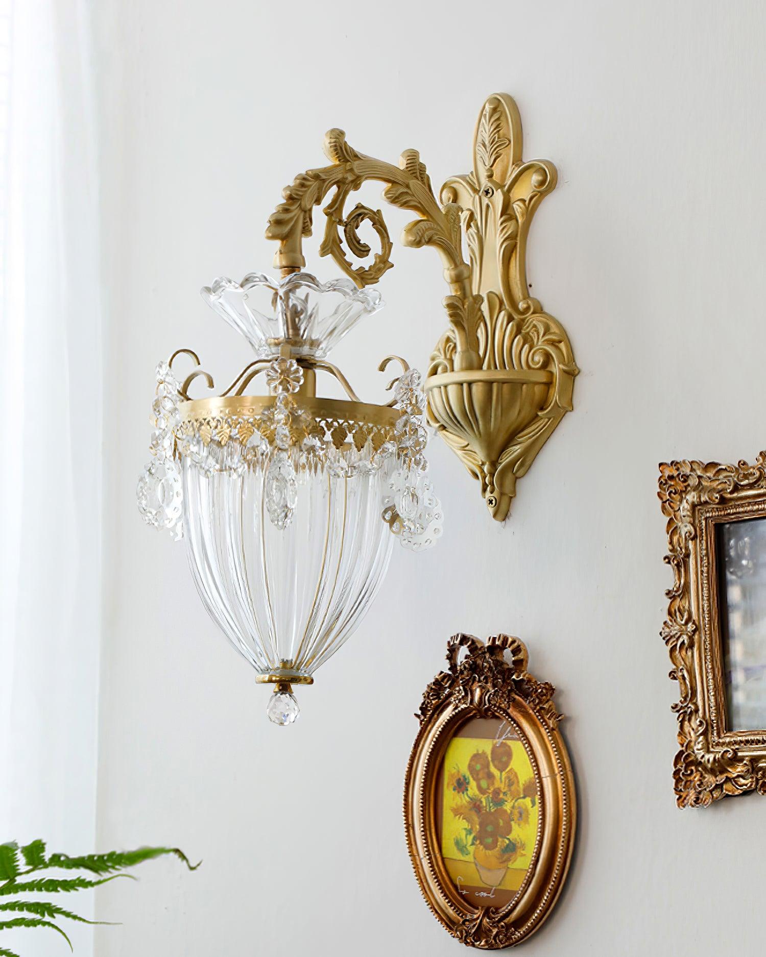 Vireon Wall Lamp Gold Double Sconce Modern-Neutral Decor