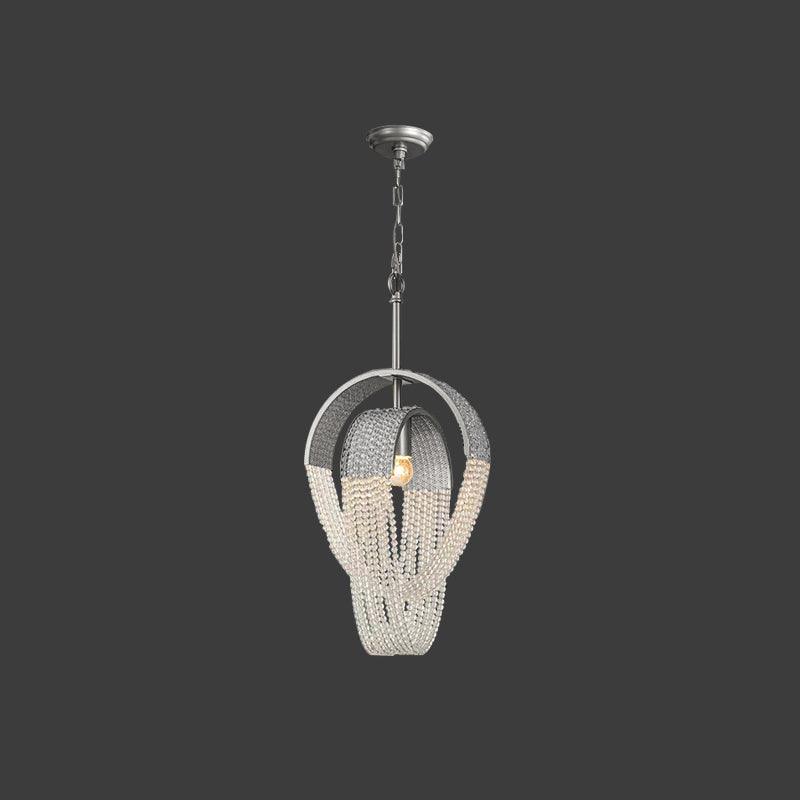 Siv Chandelier Mesh Crystal Gold Waterfall Sparkle-Neutral Decor