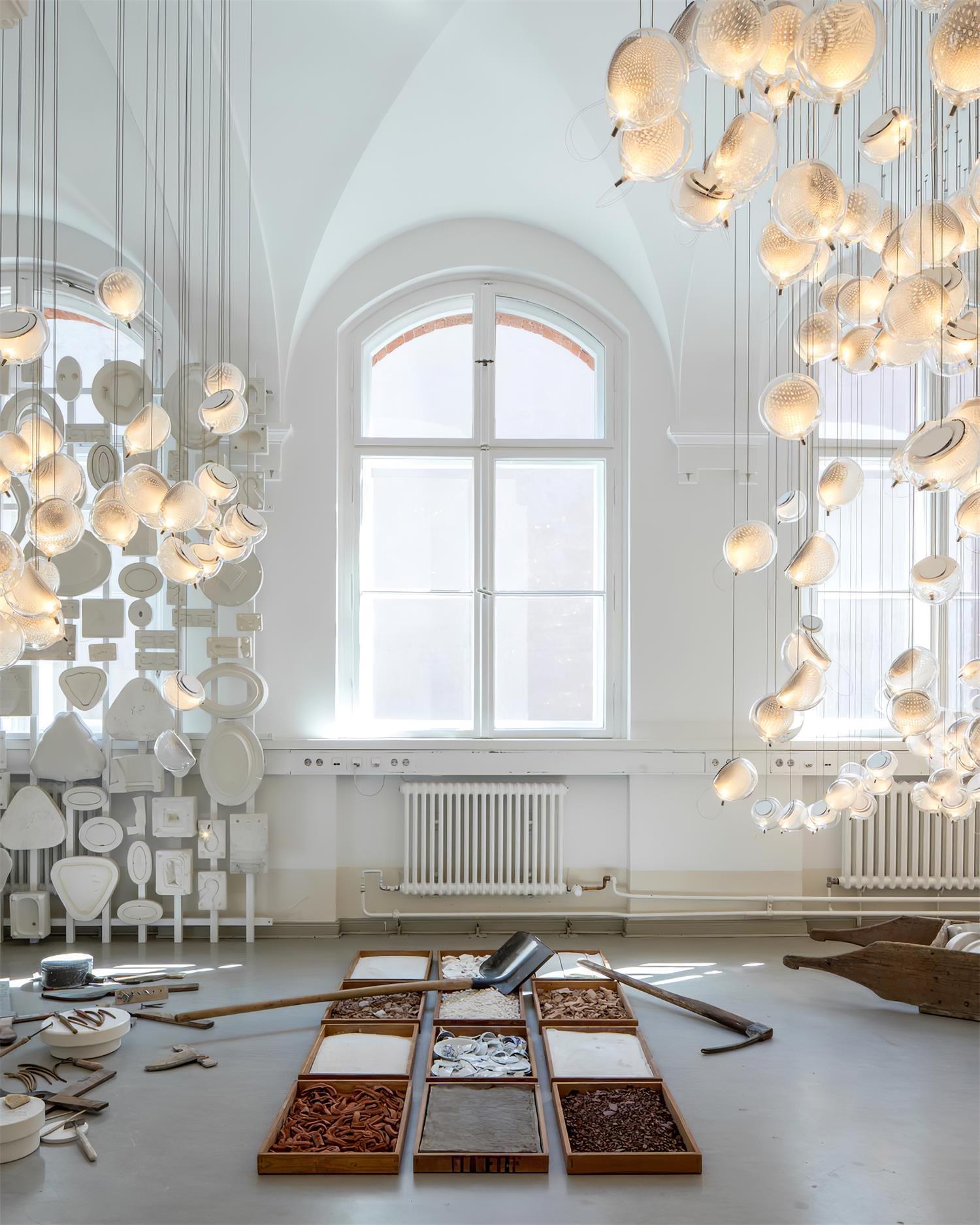 Ario Artistic Glass Pendant Light-Neutral Decor