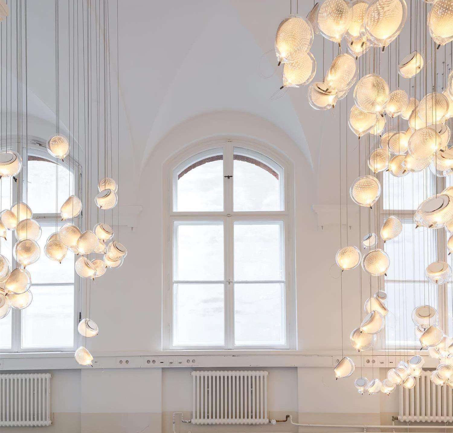 Ario Artistic Glass Pendant Light-Neutral Decor