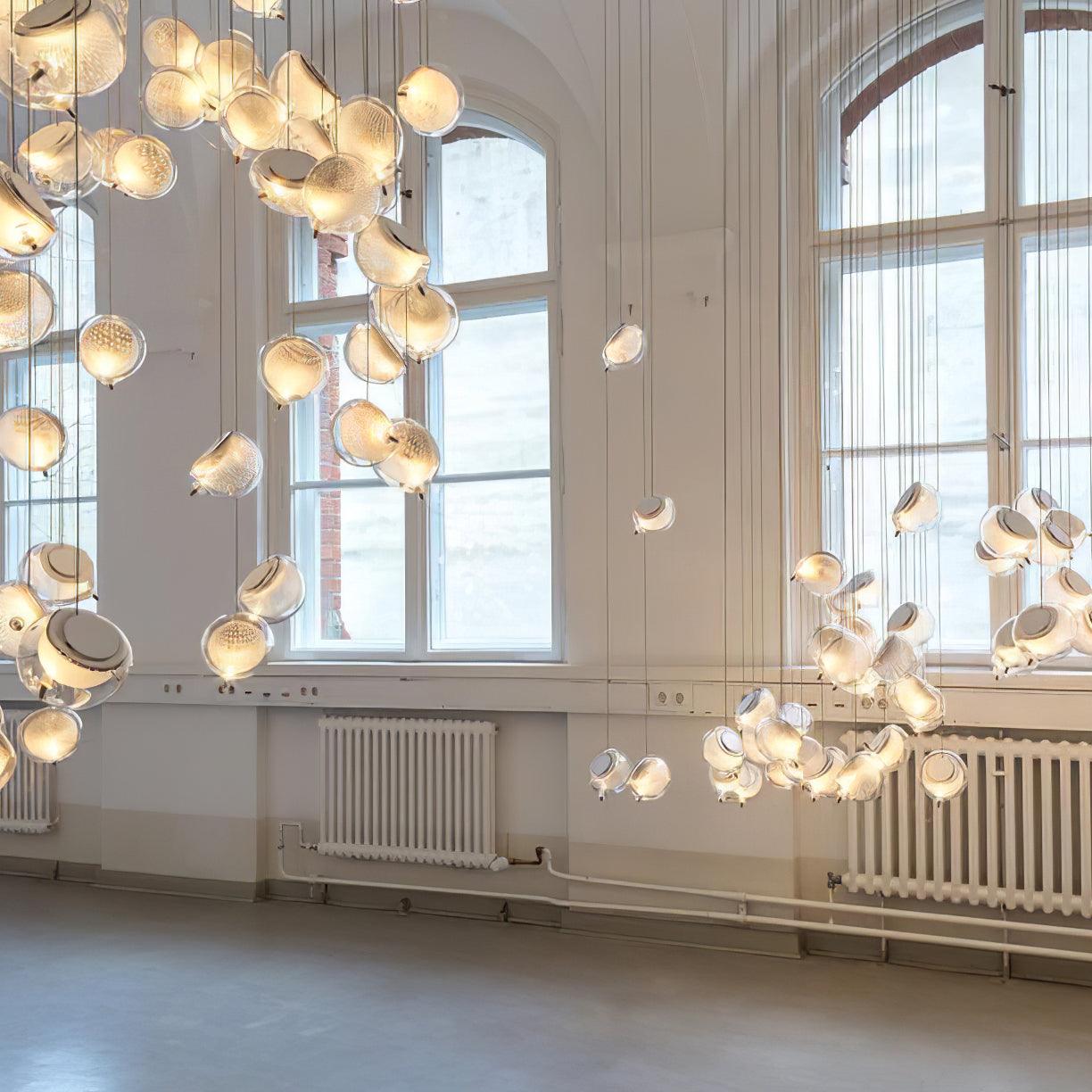 Ario Artistic Glass Pendant Light-Neutral Decor