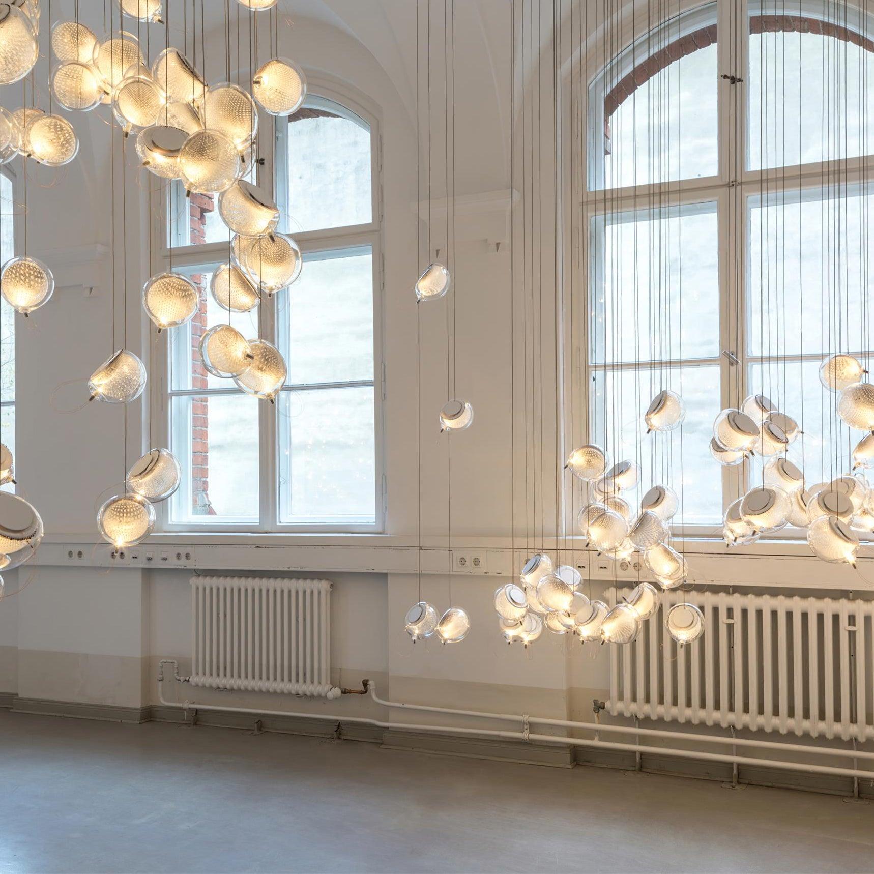 Ario Artistic Glass Pendant Light-Neutral Decor