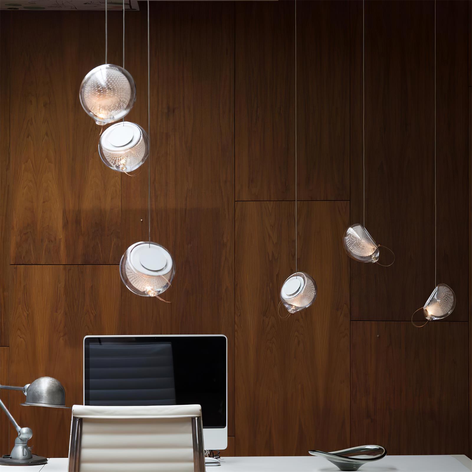 Ario Artistic Glass Pendant Light-Neutral Decor
