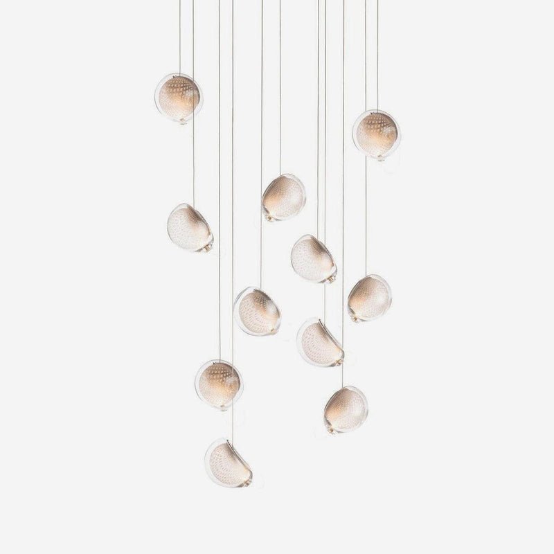 Ario Artistic Glass Pendant Light-Neutral Decor