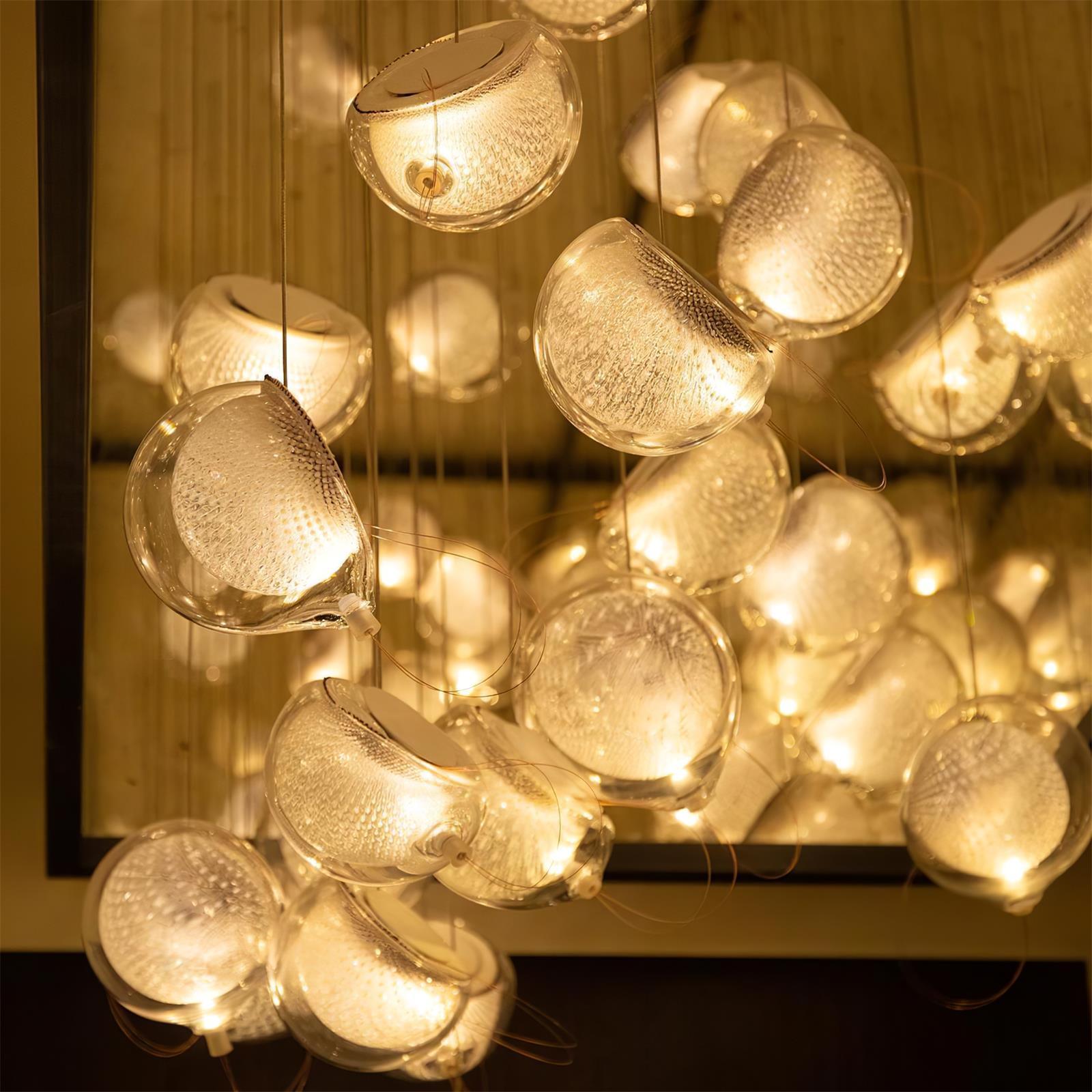 Ario Artistic Glass Pendant Light-Neutral Decor