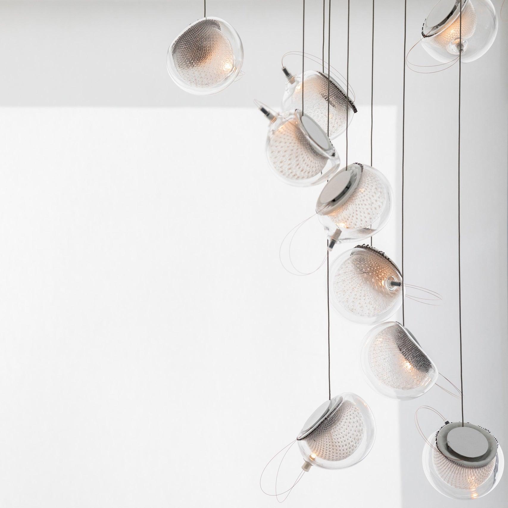 Ario Artistic Glass Pendant Light-Neutral Decor