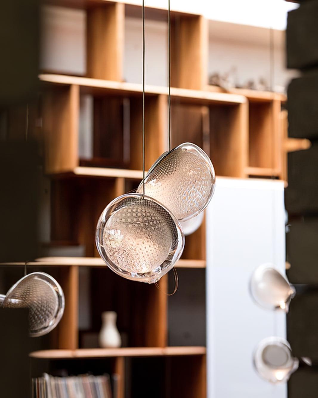Ario Artistic Glass Pendant Light-Neutral Decor