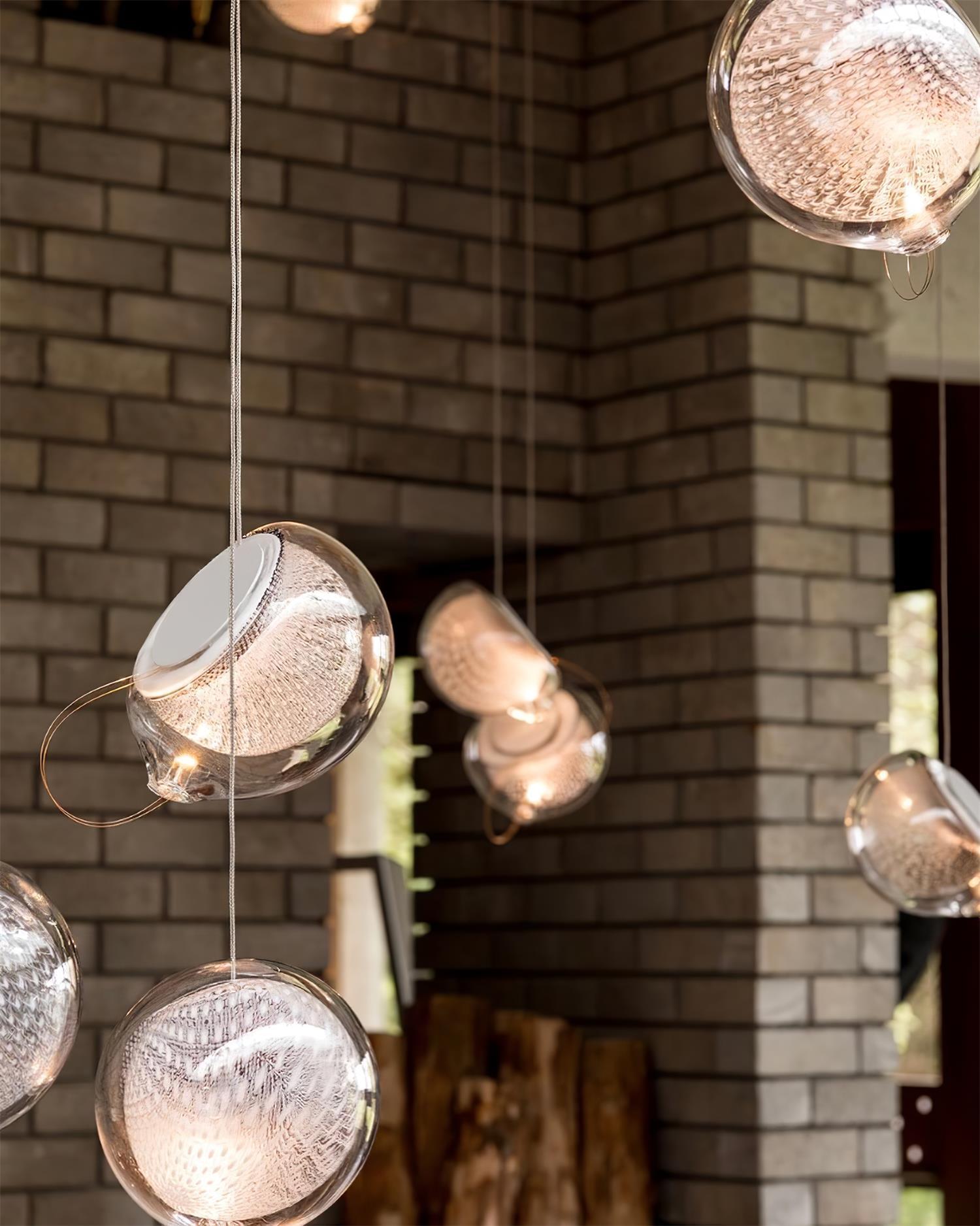 Ario Artistic Glass Pendant Light-Neutral Decor