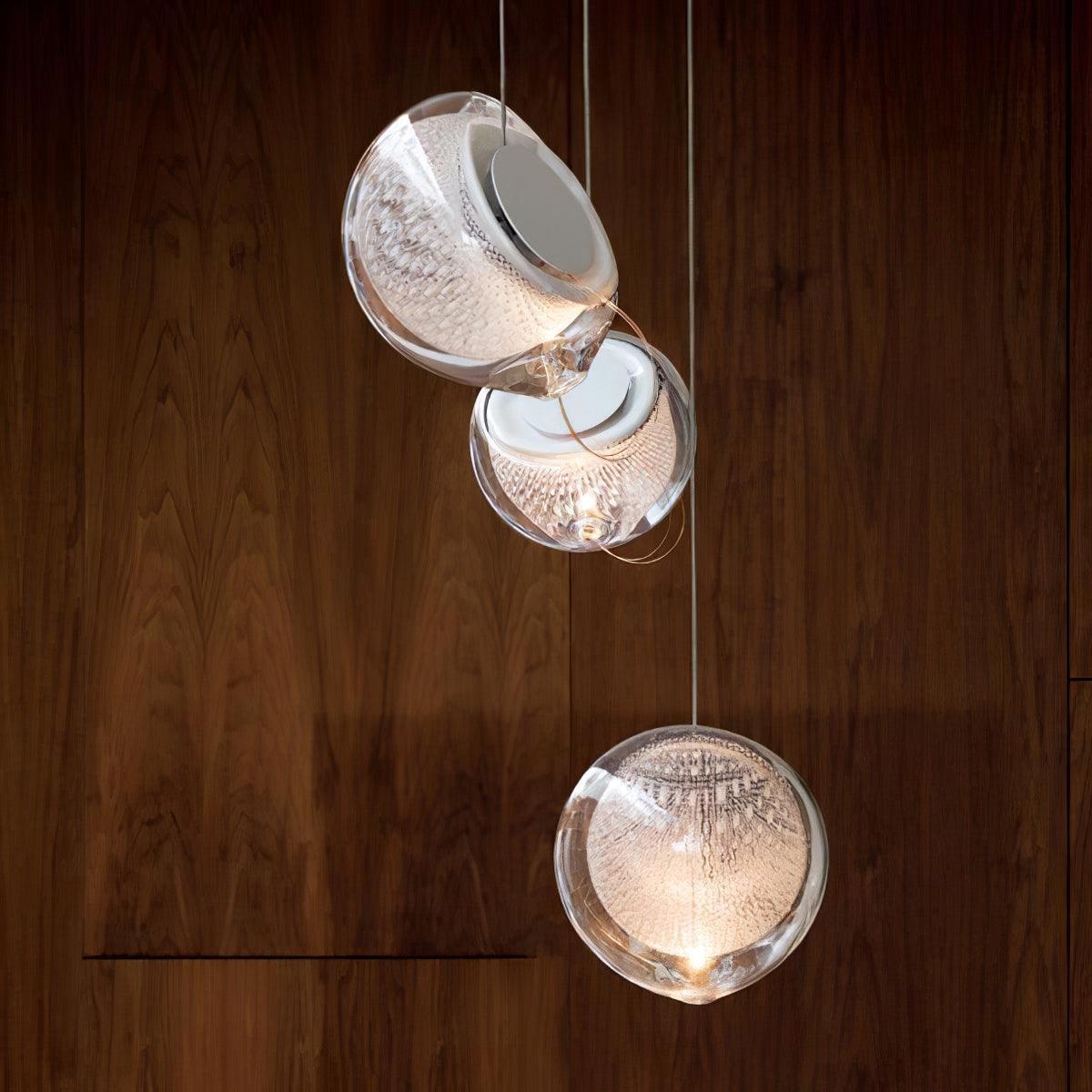Ario Artistic Glass Pendant Light-Neutral Decor